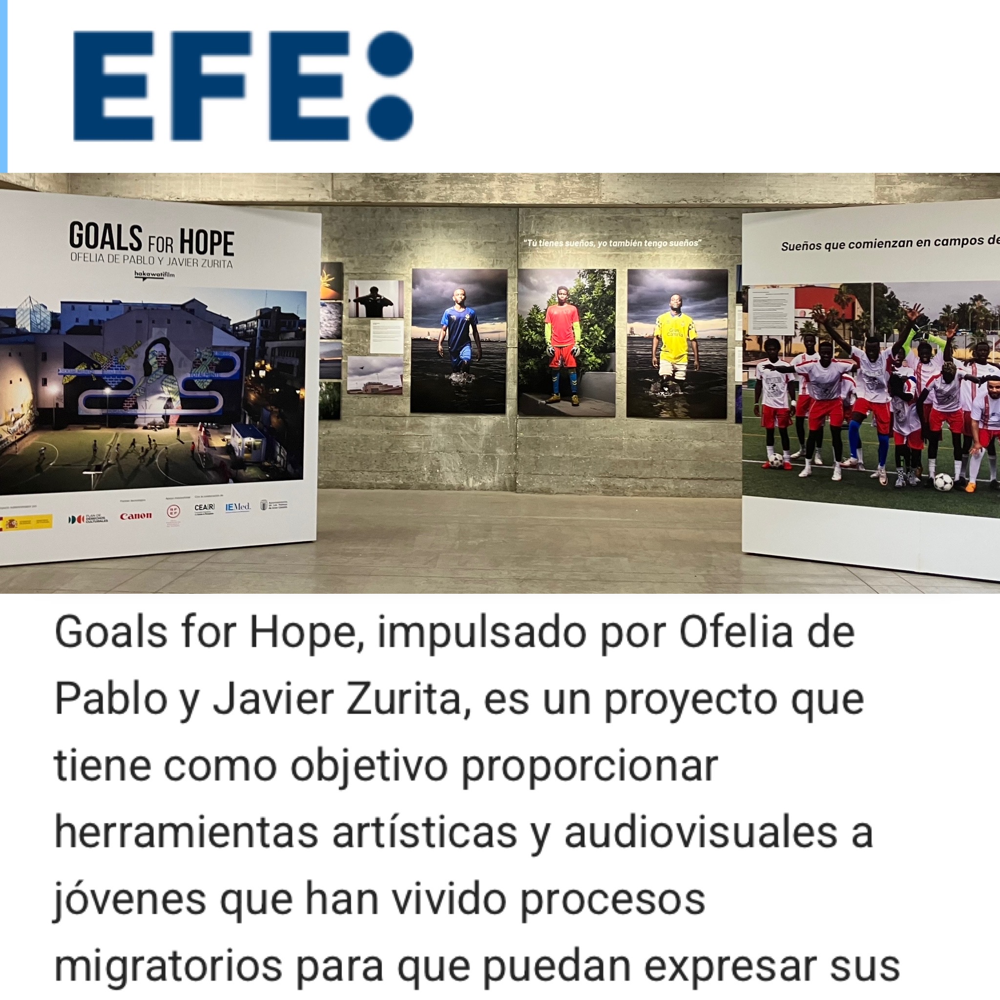 EFE Goals for Hope Canarias